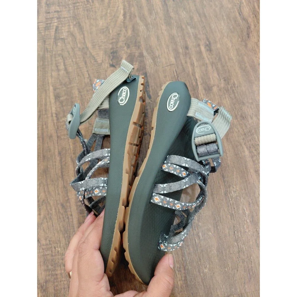 Chaco Womens ZX2 Classic Sandal Size 5 Gray Toe Loop Adjustable